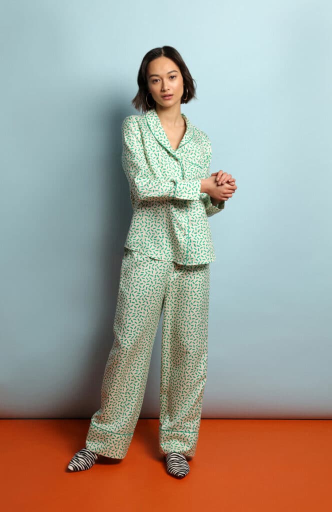 sustainable silk pajamas