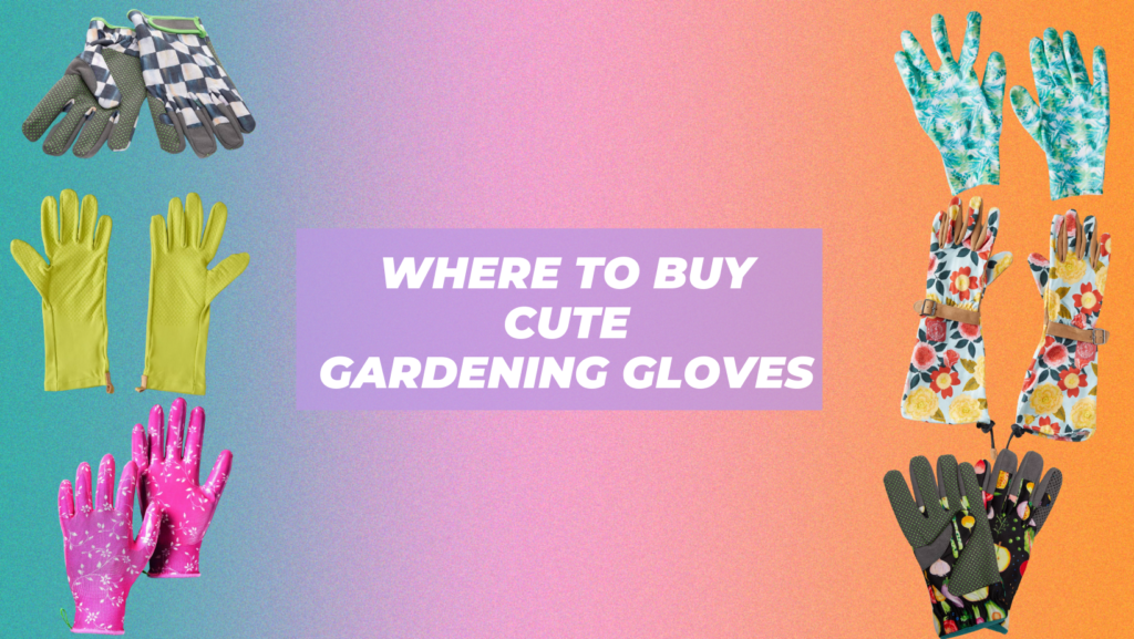 Cute deals gardening gloves