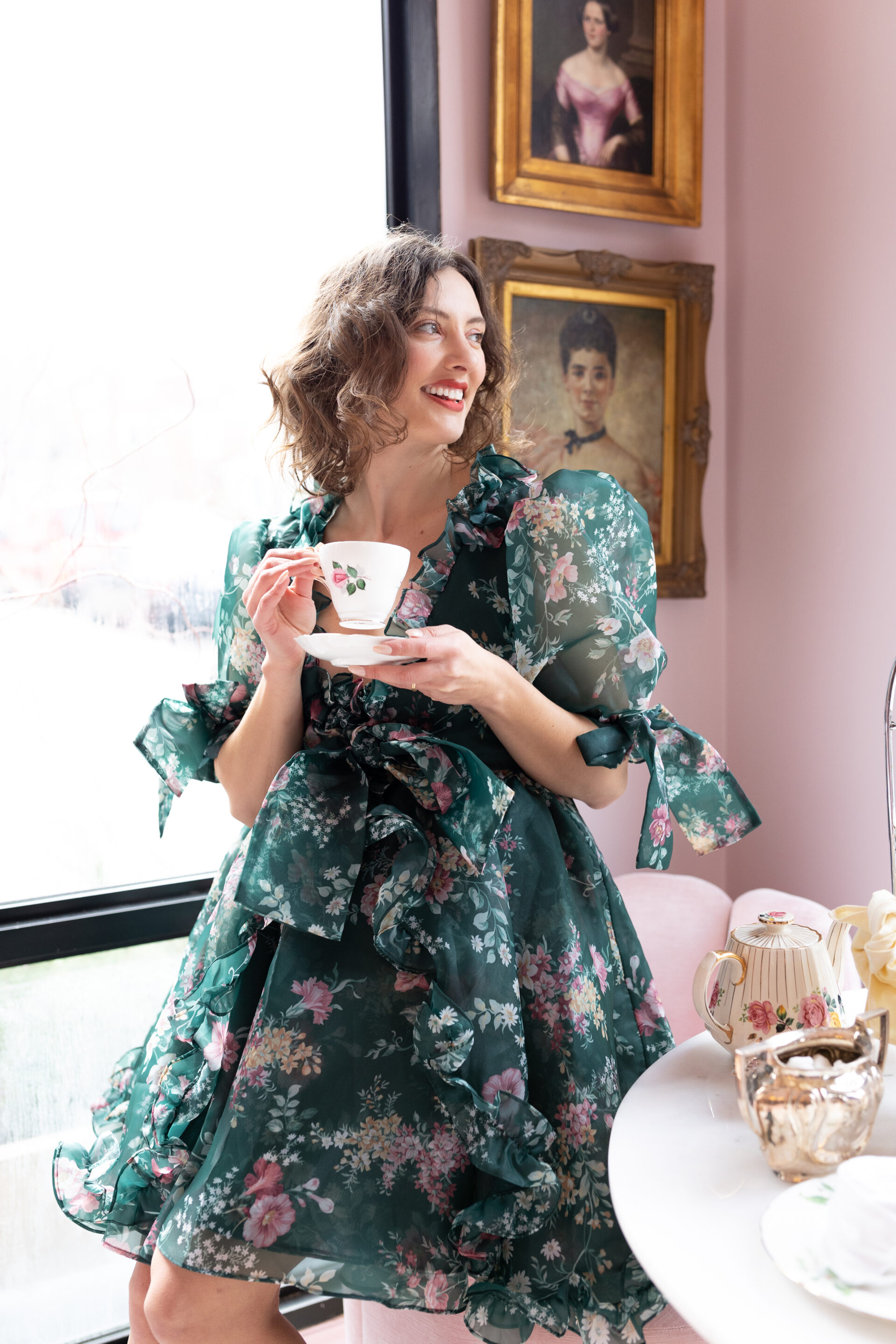 High Tea Aesthetic Photoshoot Inspiration | Sustainable Fashion ...