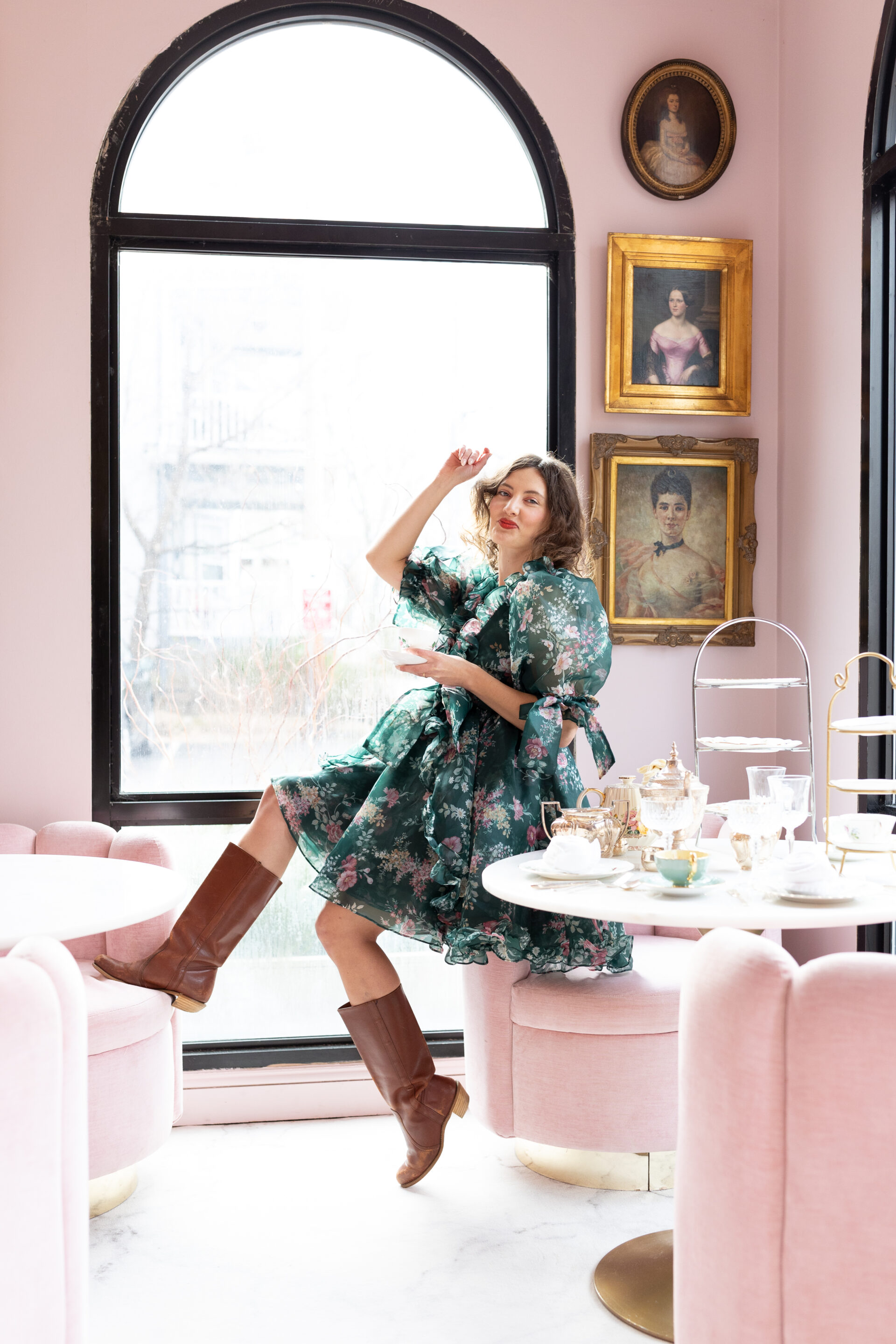 High Tea Aesthetic Photoshoot Inspiration | Sustainable Fashion ...