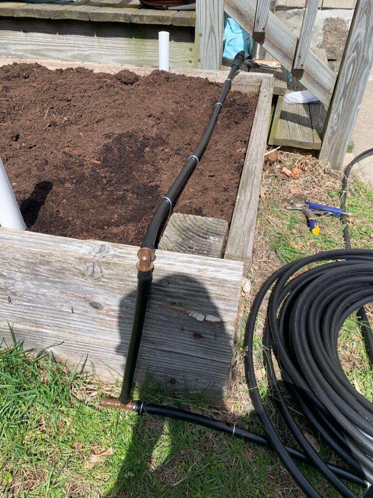 drip irrigation raised bed