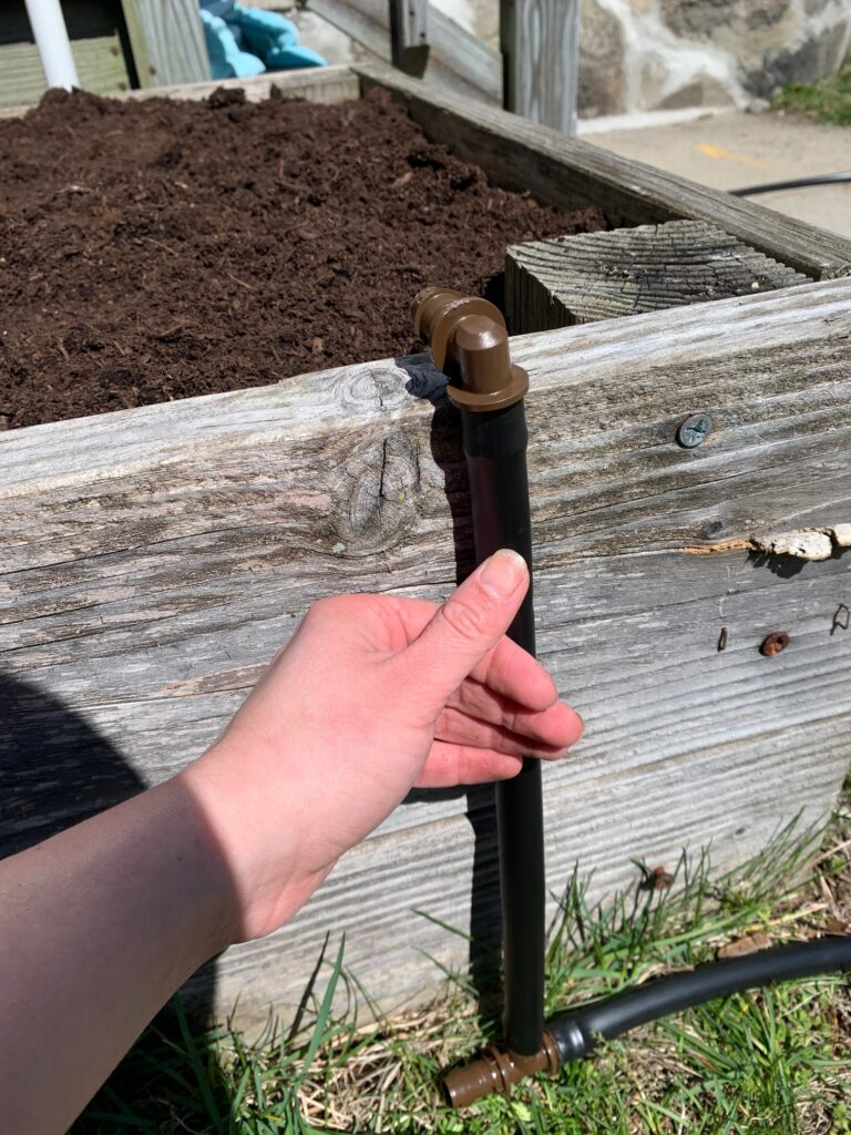 drip irrigation raised bed