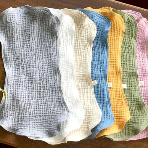 Eco-Friendly Baby Shower Gift - Organic Cotton Burp Cloths