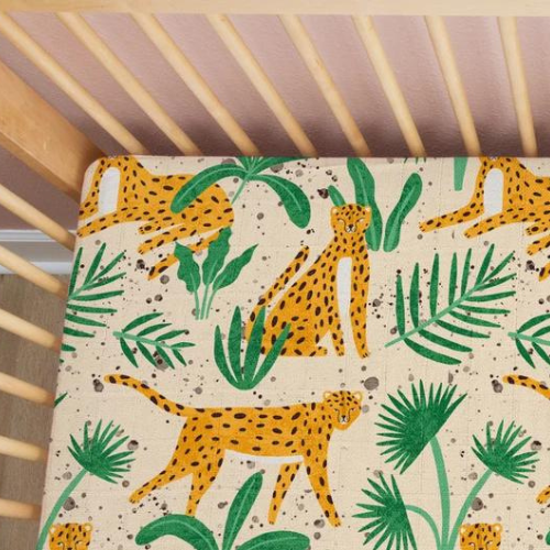 Eco-Friendly Baby Shower Gift - Organic Cotton Crib Sheet