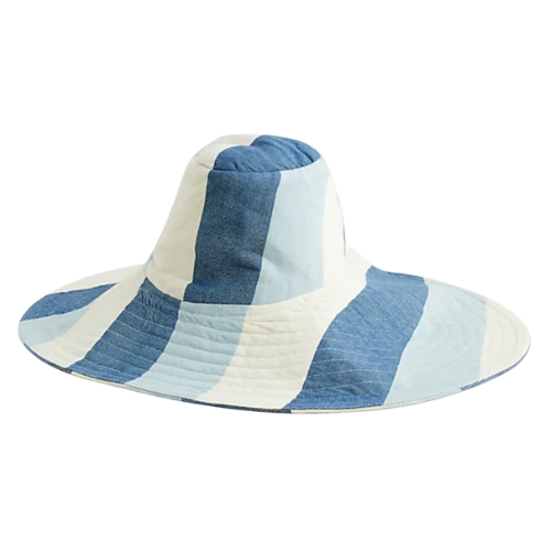 sustainable gardening hat for women patchwork design