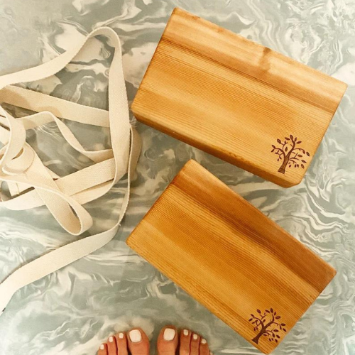 Gifts for Yoga Lovers - Cedar Wood Yoga Block