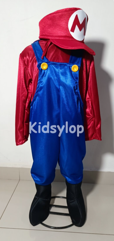 Eco Friendly Halloween Costumes for Kids Mario Inspired