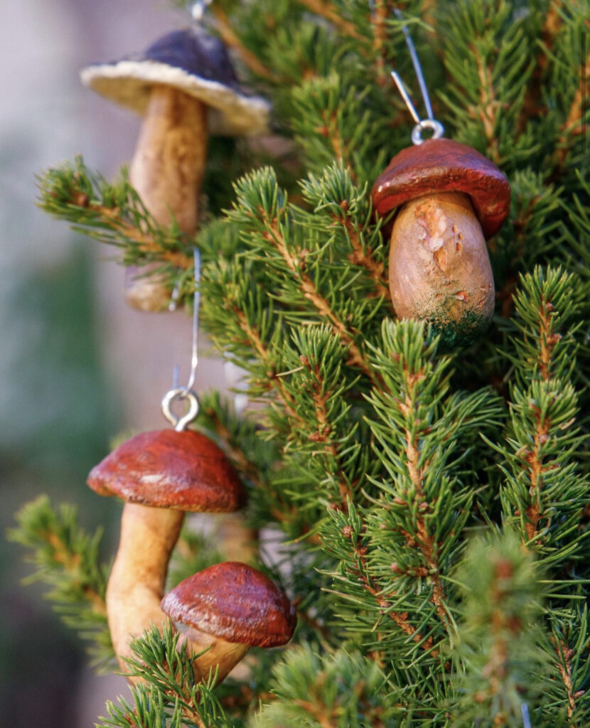 Eco Friendly Ornaments - Mushrooms