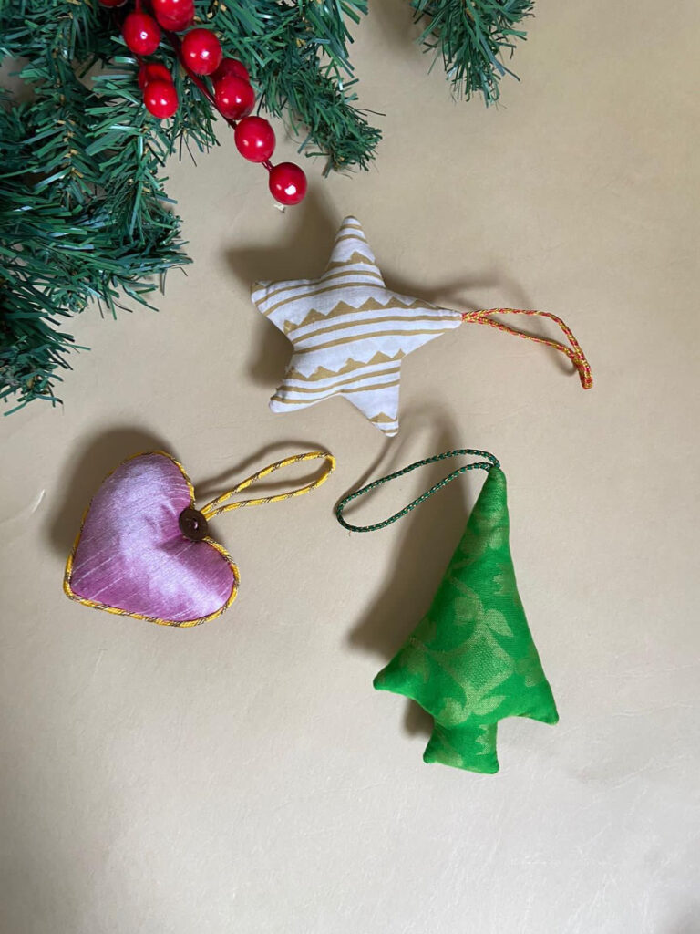 Eco Ornament - Made From Fabric Scraps