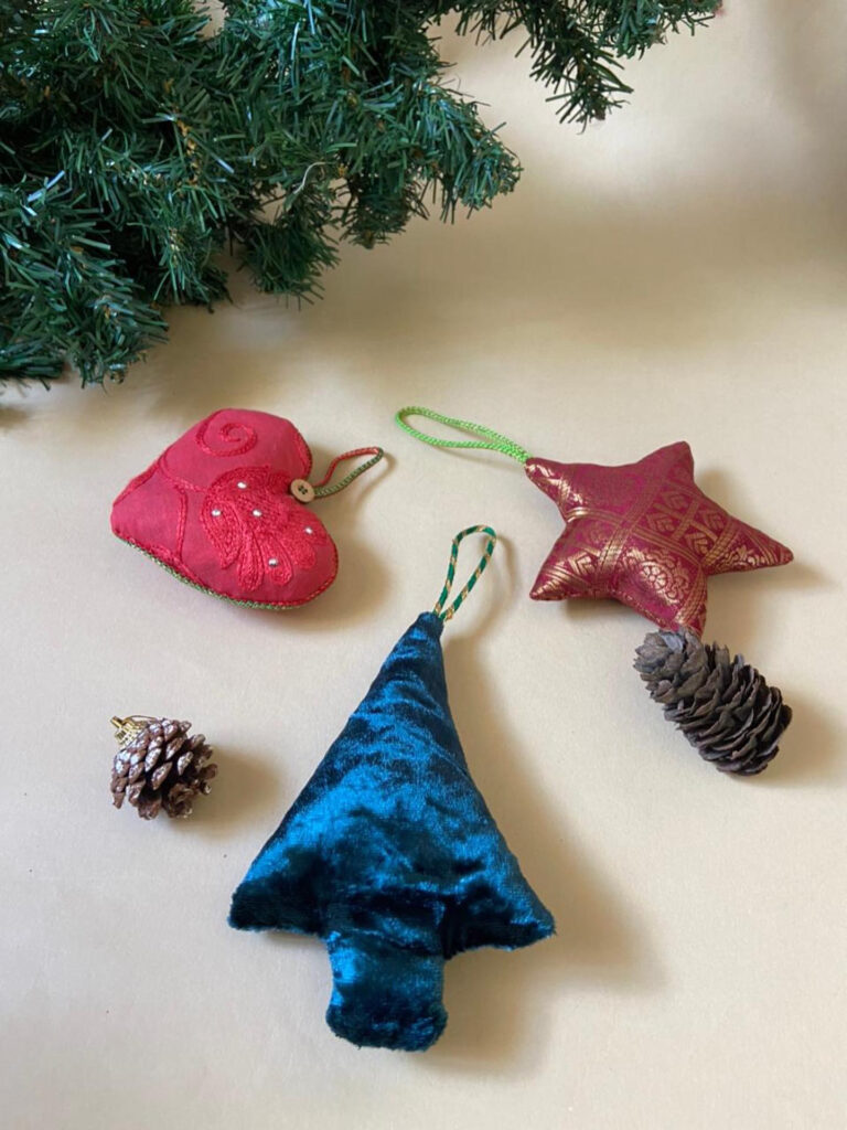 Eco Ornament - Made From Fabric Scraps