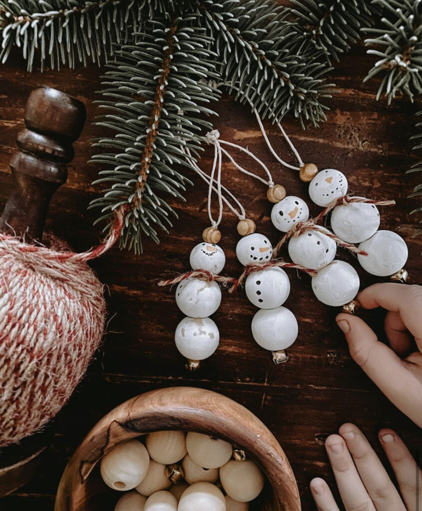 Eco Friendly Ornaments - Snowmen